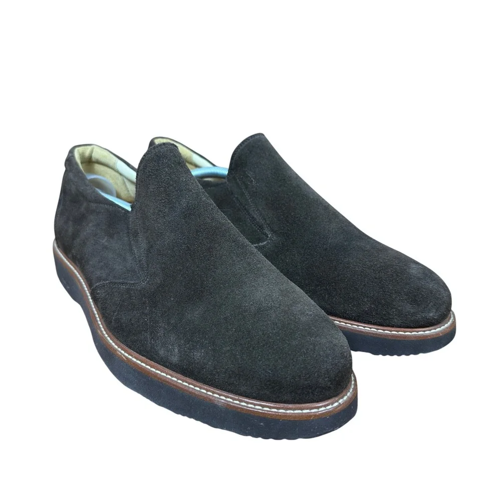 Samuel Hubbard Free Spirit Loafers Mens 11 Brown Suede Slip On Vibram Sole